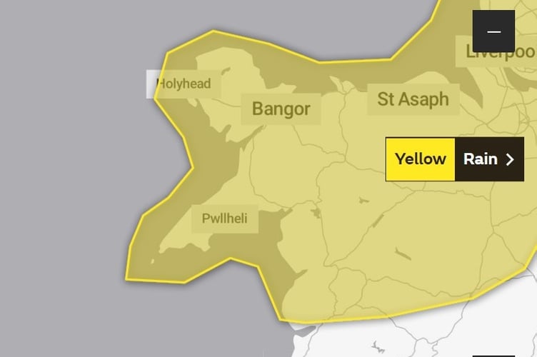 The Met Office has issued an updated weather warning