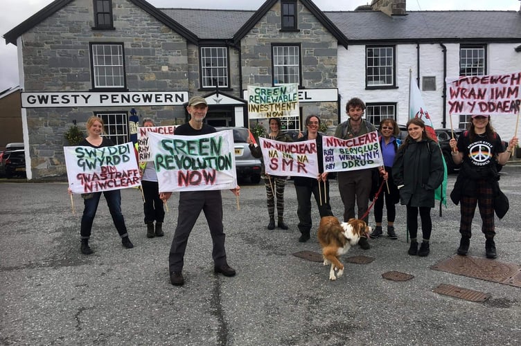 The march went through Ffestiniog