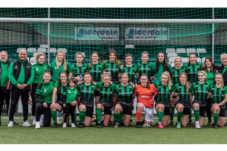 Ceredigion, Wales - 02 April 2023: Genero Adran League Premier Aberystwyth Town vs Abergavenny Town at Park Avenue Stadium, Aberystwyth (Pic by Colin Ewart/Pitchsideimages)