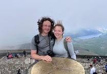 Daughter climbs Yr Wyddfa in memory of dad who died on her birthday