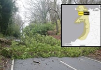 Friday warning for strong winds along west coast of Wales