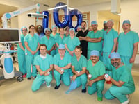 Gwynedd hospital robot makes milestone op