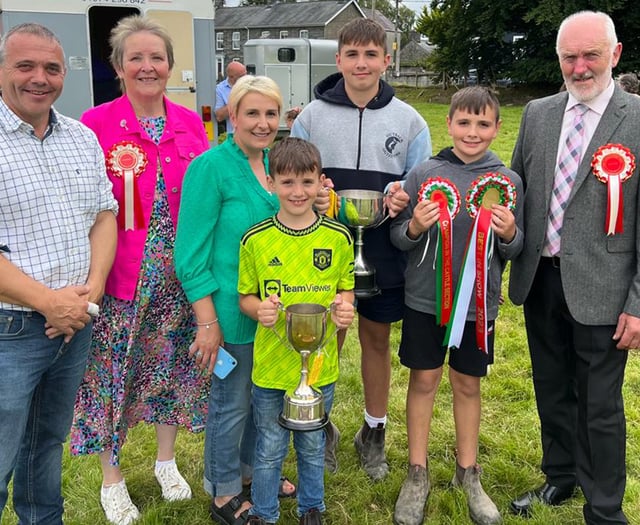Fierce competition at Llanddewi Brefi Show