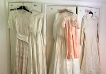 Ceredigion church hosts display of 19th century gowns