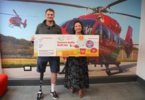 Kind air ambulance patient donates raffle prize after Bala crash