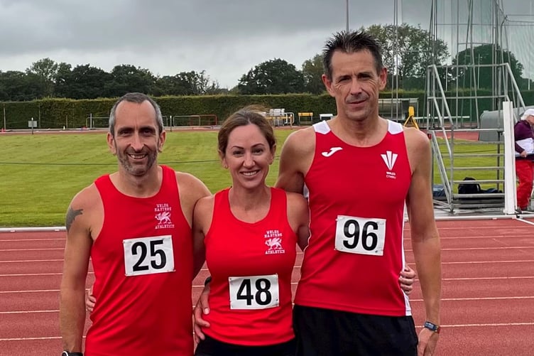Edd Land, Tracey Breedon and Paul Williams at the Welsh Masters
