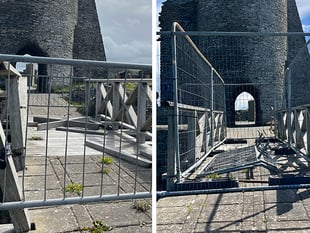 Fresh calls to clean up castle as war memorial marks centenary
