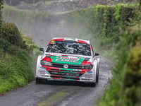 Meirion's title challenge cut short after crash in Ulster Rally finale