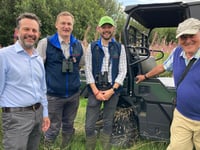 Sustainability topic at heart of rural affairs director's farm visit