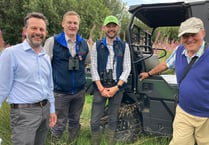 Sustainability topic at heart of rural affairs director's farm visit
