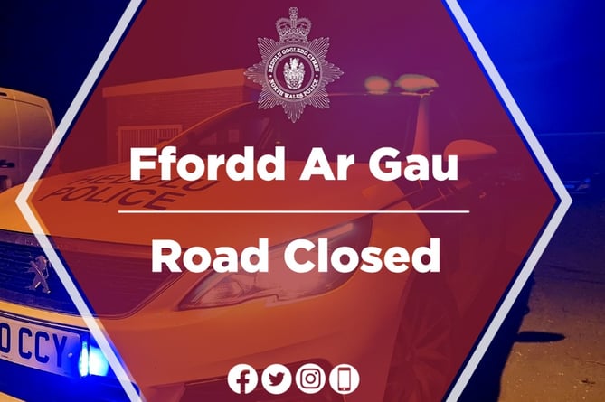A partial road closure has been put in place