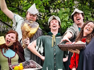 Robin Hood prepares to storm Cardigan Castle!