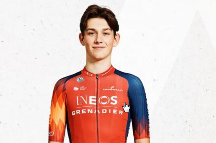 Josh Tarling won the stage 2 time trial in Sluis