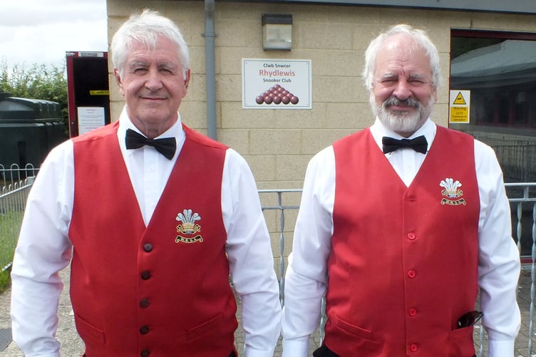 Donald Newcombe (left) and Barry Brown