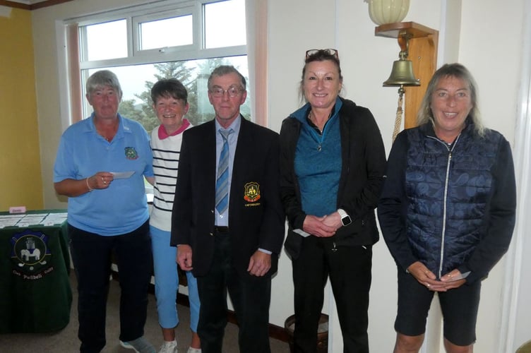 Pwllheli 2023 Am-Am ladies winners