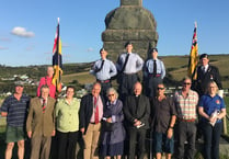 Royal British Legion holds annual cliff-top memorial service