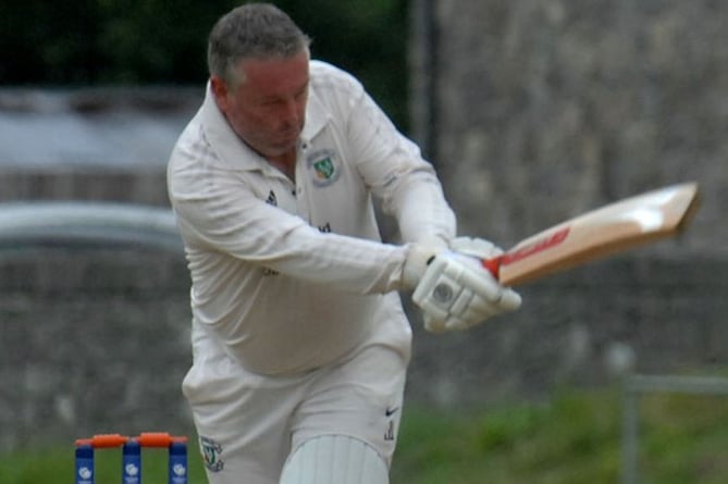Jonathan Lloyd, who has been scoring runs for Wales Over 50s