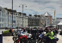 The blight of boomers on motorbikes on Aberystwyth prom