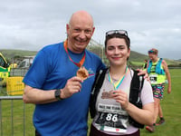 Rose races train to get dad medal