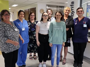 Teen thanks Blaenau practice for saving her life