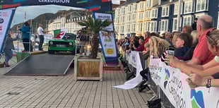 Rali Ceredigion gets underway with special event at Bandstand