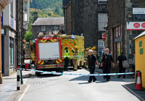 Dolgellau town centre closed by emergency services