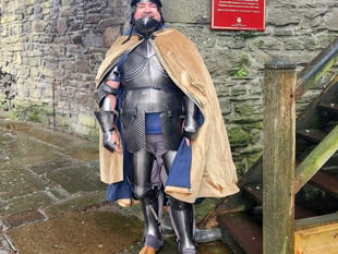 Hospice charity finds its knight in shining armour