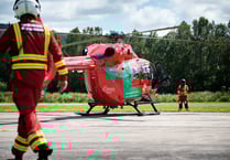 Two people taken to hospital following A44 crash