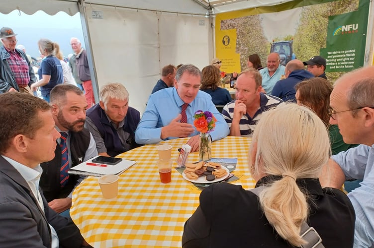 NFU Cymru Glastir discussion