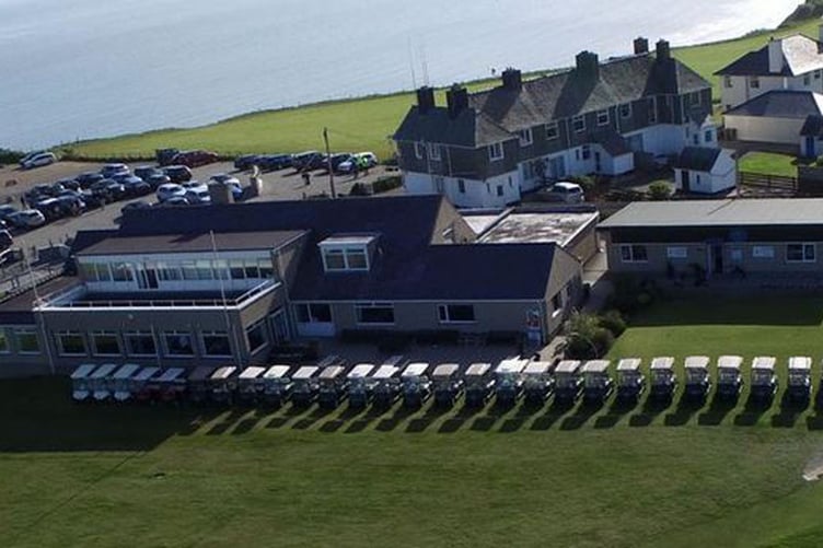 Stephen and Catherine Kowalyk-Davies Porthmadog won the mixed competition at Nefyn Golf Club