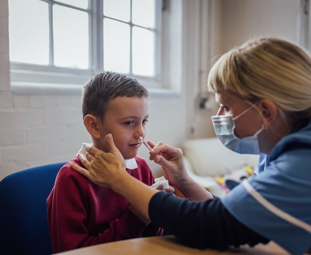 Health board concerned over low uptake of child flu vaccine
