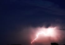 WATCH: Silent lightning storm strikes the sky above Aberystwyth