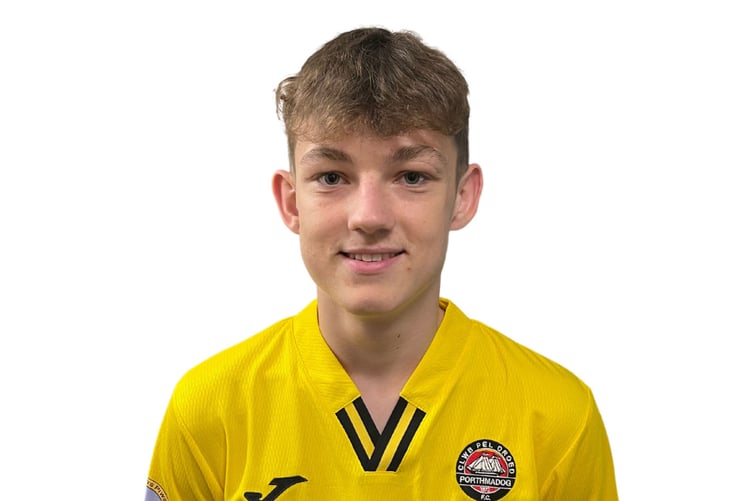 Zak Pike scored twice for Porthmadog Reserves