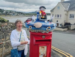 Brian the RNLI post box topper is worldwide star