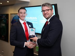 Former Coleg Ceredigion student Daniel wins WorldSkills award