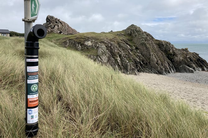 Gwynedd gets fishing line bins in bid to tackle plastic pollution