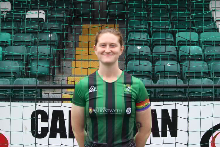 Aberystwyth Town Women captain Amy Jenkins