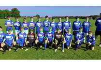 Nefyn Under 15s receive smart new kit from sponsors
