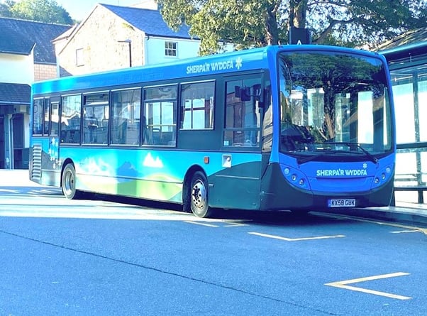 Gwynedd's Sherpa bus service has been shortlisted for an award