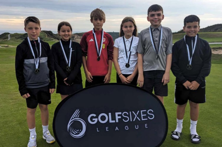 Clwb Golff Porthmadog's talented young players