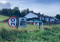 20mph speed signs chopped down twice in a week in Ceredigion village