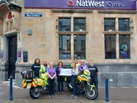 Local businesses give Blood Bikers cash boost