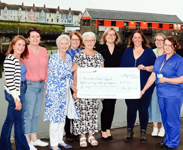 Group raises fantastic £8,000 for Macmillan nurses