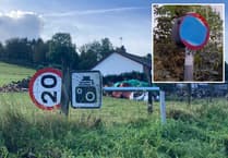 'Several' 20mph signs vandalised across Ceredigion