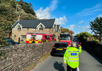 Items smouldering in attic lead to fire brigade call out