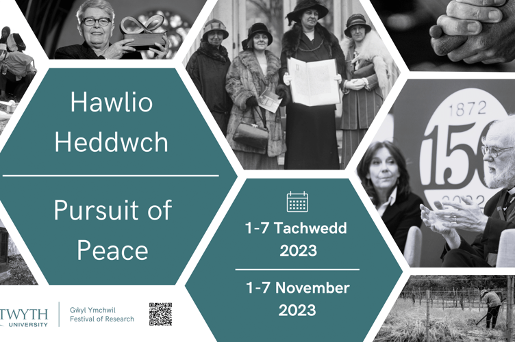Pursuit of Peace is this year's theme for Aberystwyth University's Festival of Research