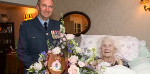 Cardigan RAF Second World War veteran honoured on 102nd birthday