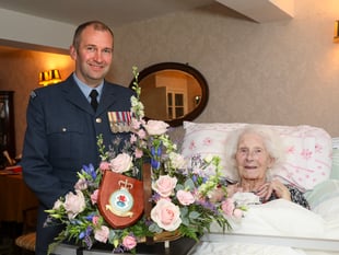 Cardigan RAF Second World War veteran honoured on 102nd birthday