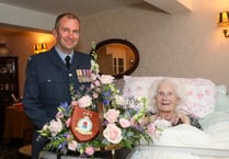 Cardigan RAF Second World War veteran honoured on 102nd birthday