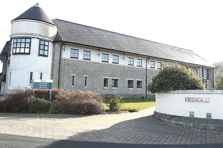 Photo Code DPJ07F85 Photo Arwyn Parry Jones 07February13 Ref Norman/Simon; Aberystwyth Police Station.